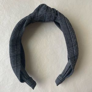 Madewell Plaid Knot Headband